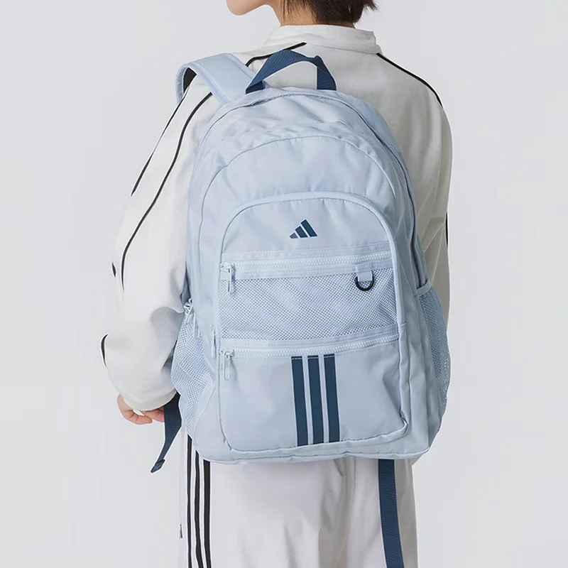 Adidas Casual Backpack Durable Twill Fabric Comfort Back Panel Student Travel Daypack KZ0000