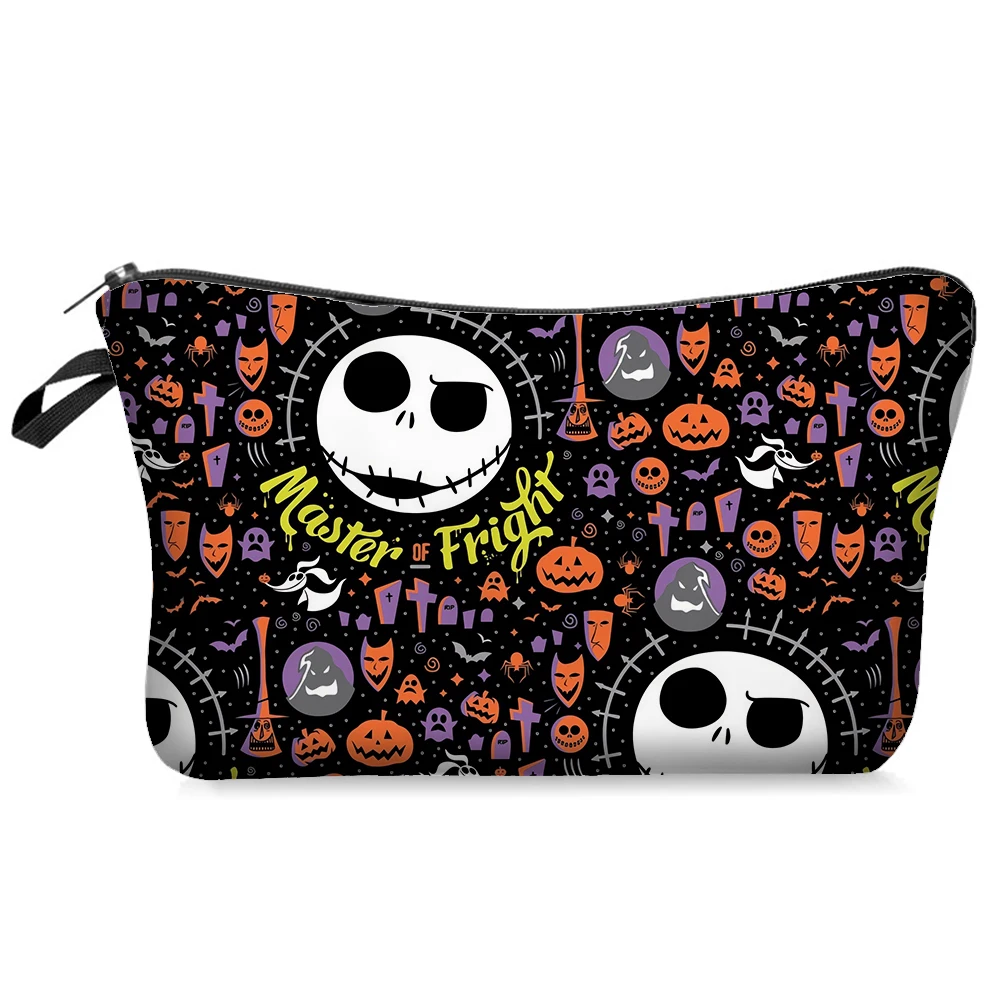 Disney De Nachtmerrie Voor Kerst Jack Skellington Cosmetische Tas Kawaii Anime Bedrukte Opbergtas Schattige Draagbare Draagtassen