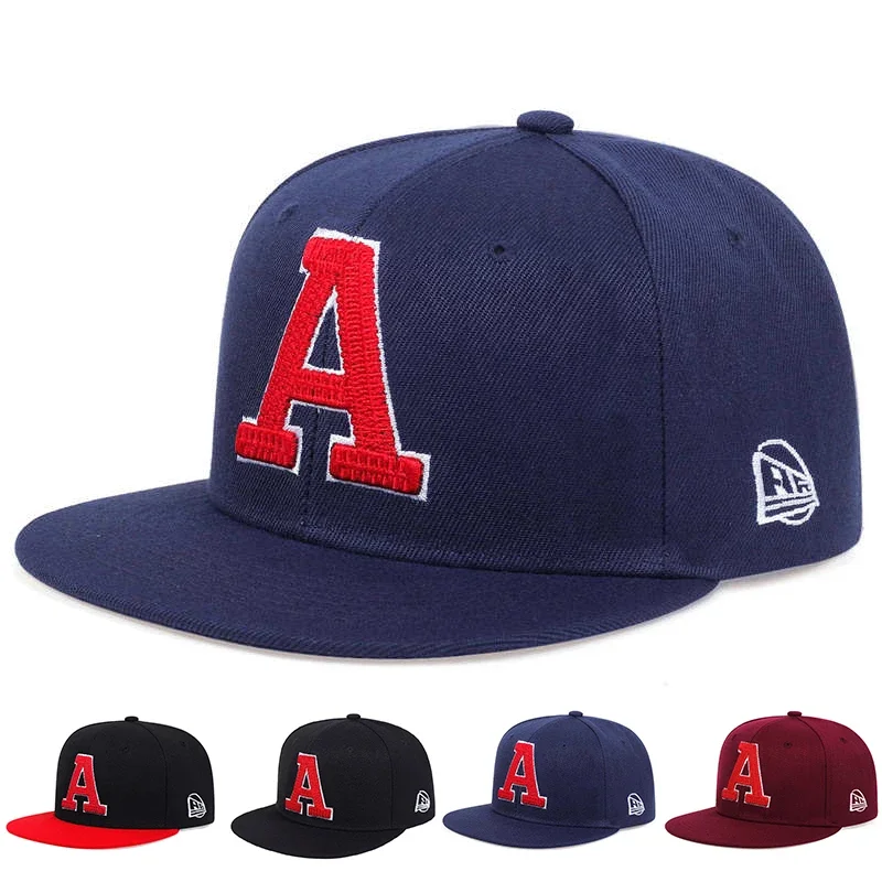 

Unisex A Letter Embroidery Hip-hop Hats Spring And Autumn Outdoor Adjustable Sports Casual Baseball Caps Sunscreen Hat