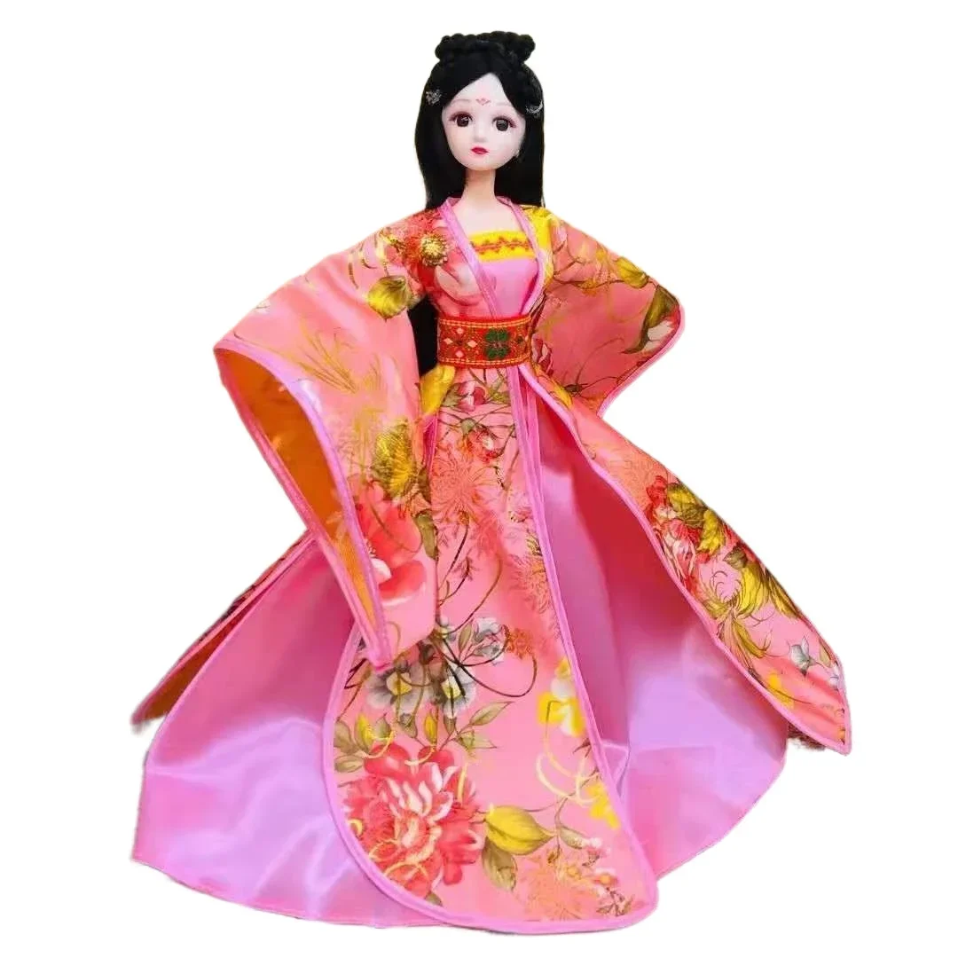 Traditional Chinese Ancient Beauty Clothes For Barbie Doll Dress Princess Evening Party Gown Wedding Costume Playhouse Toys 1/6