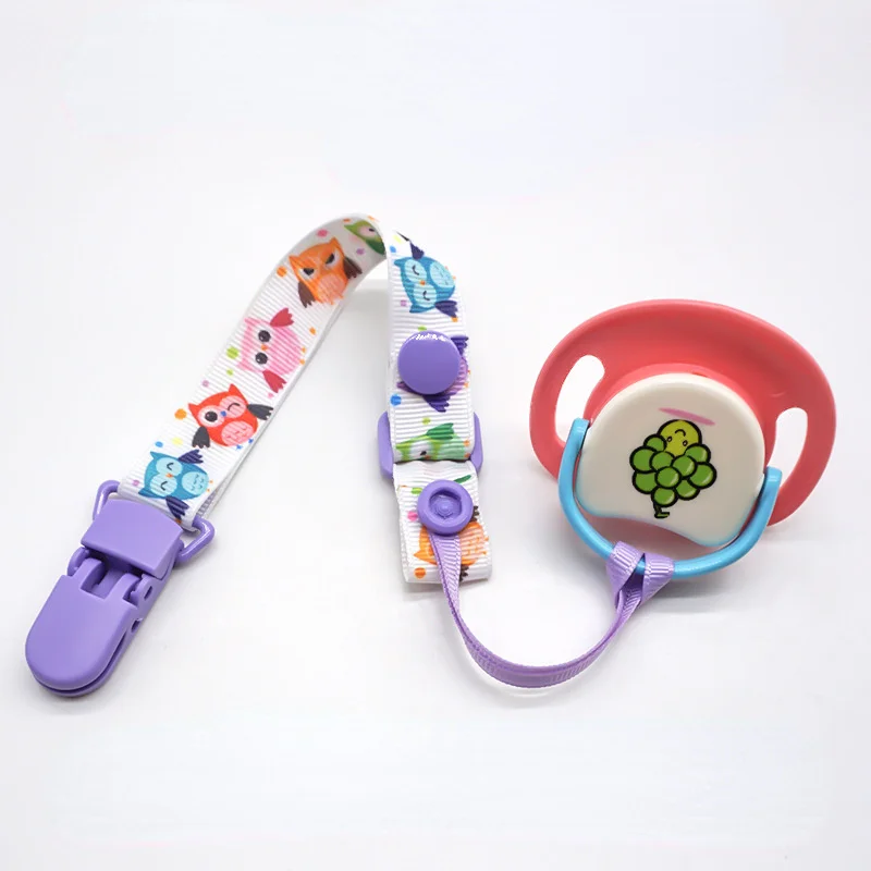 Adjustable Personalized Baby Pacifier Clip Chain Dummy Nipple Holder for Newborn Teether Anti-drop Hang Rope Accessories Clamps