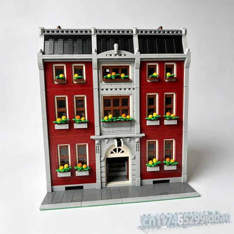 3938PCS Post Office Modular MOC Creative Street View Model Custom Puzzle Architecture DIY Assembly Educational Toy Display Gift