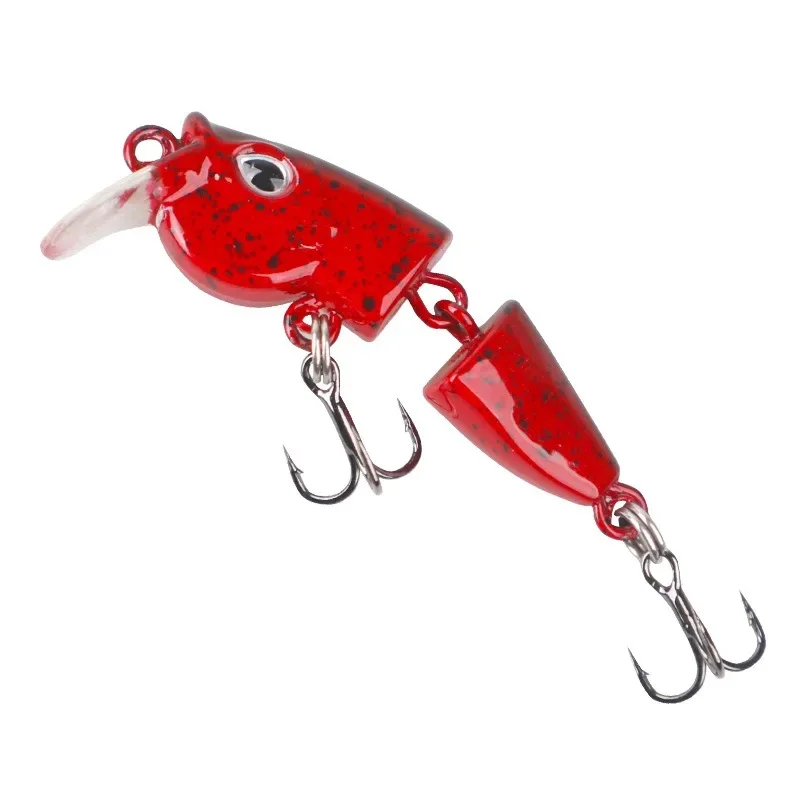 Ultraleichter Gelenk-Minnow-Köder 42mm Langsam Sinkend Natürlicher Schwimmköder 2,5g 3,5g für Bach- und Flussangeln Forellen Barsch Weißfisch Köder – Detail 5