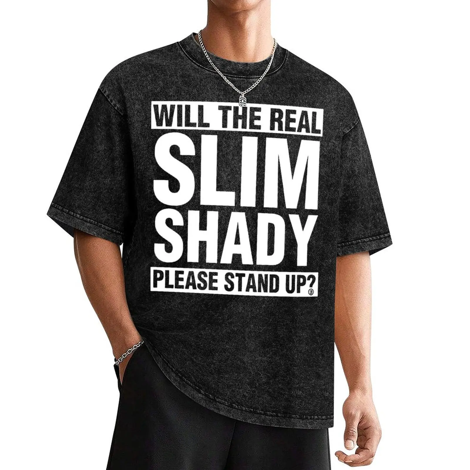 

Eminem Merch Please Stand Up T-Shirt tees man t shirt graphics mens cotton t shirts