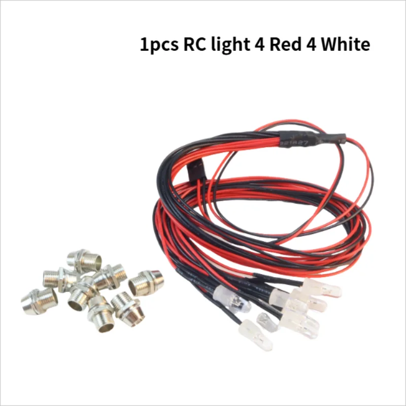 省エネ2/4/6/8ライト70cm長さLEDナイトヘッドランプ高輝度低エネルギー消費RC/ドリフトクローラーカーに適しています