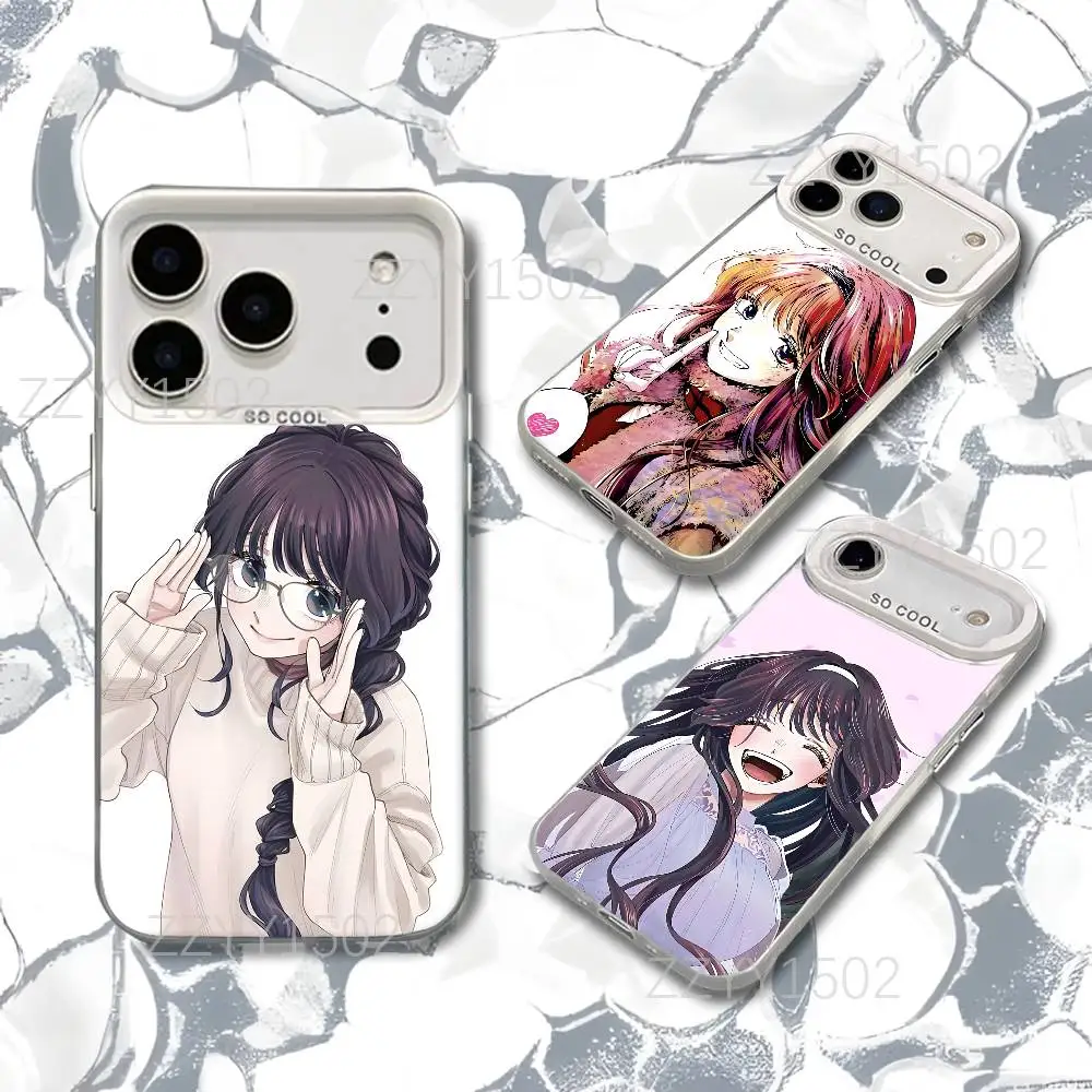 

K-Kaoruko Waguri Phone Case For iPhone 17,16,15,14,13,12,X,8,Pro,Max,Plus,SE4,Air,Mini White IMD HD Matte