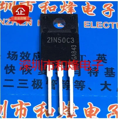 10PCS 30PCS 21N50C3 SPA21N50C3 TO-220F 560V 21A