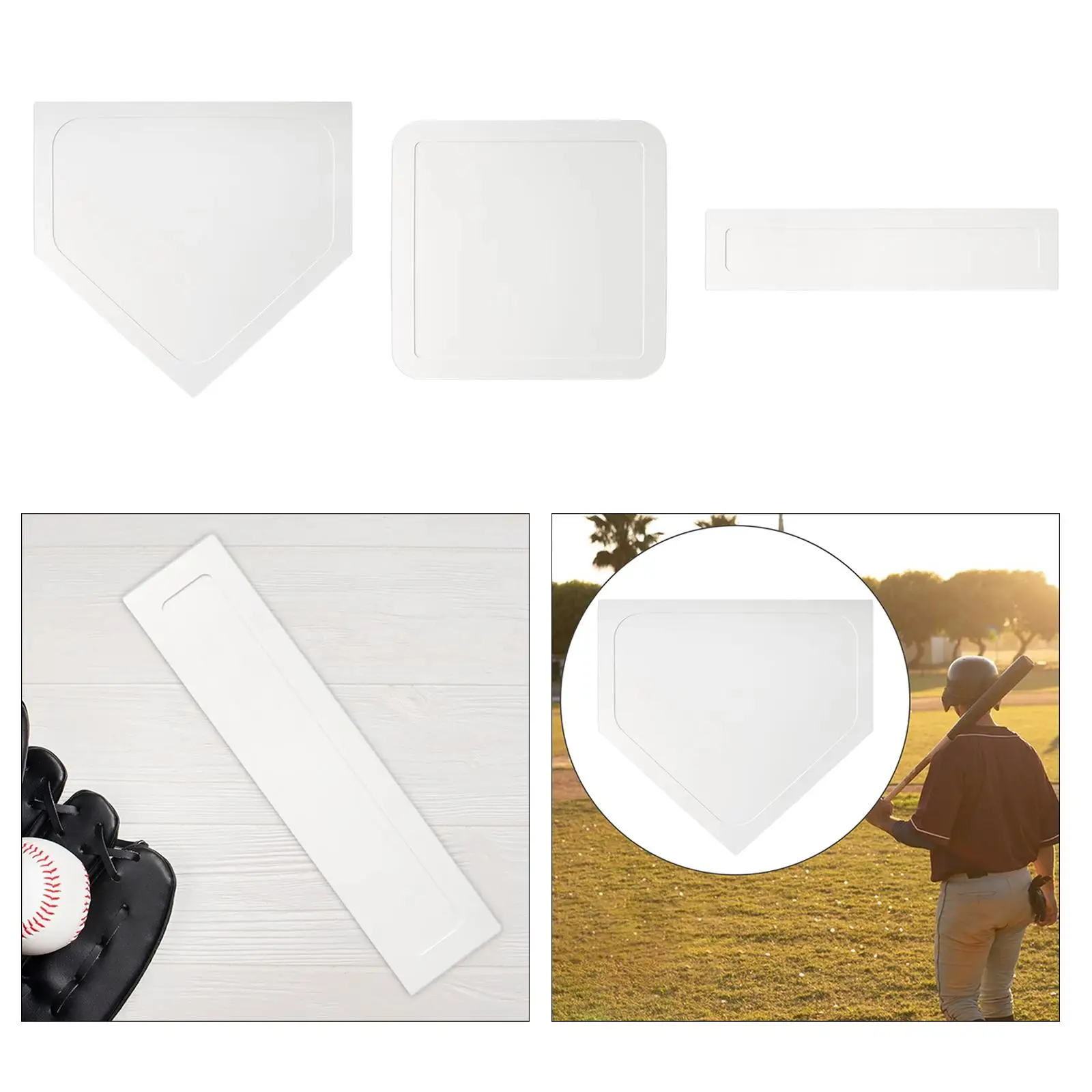 

Baseball Softball Base, Training Practice Baseball Training Accessories for Baseball Kickball Field Indoor Outdoor Use