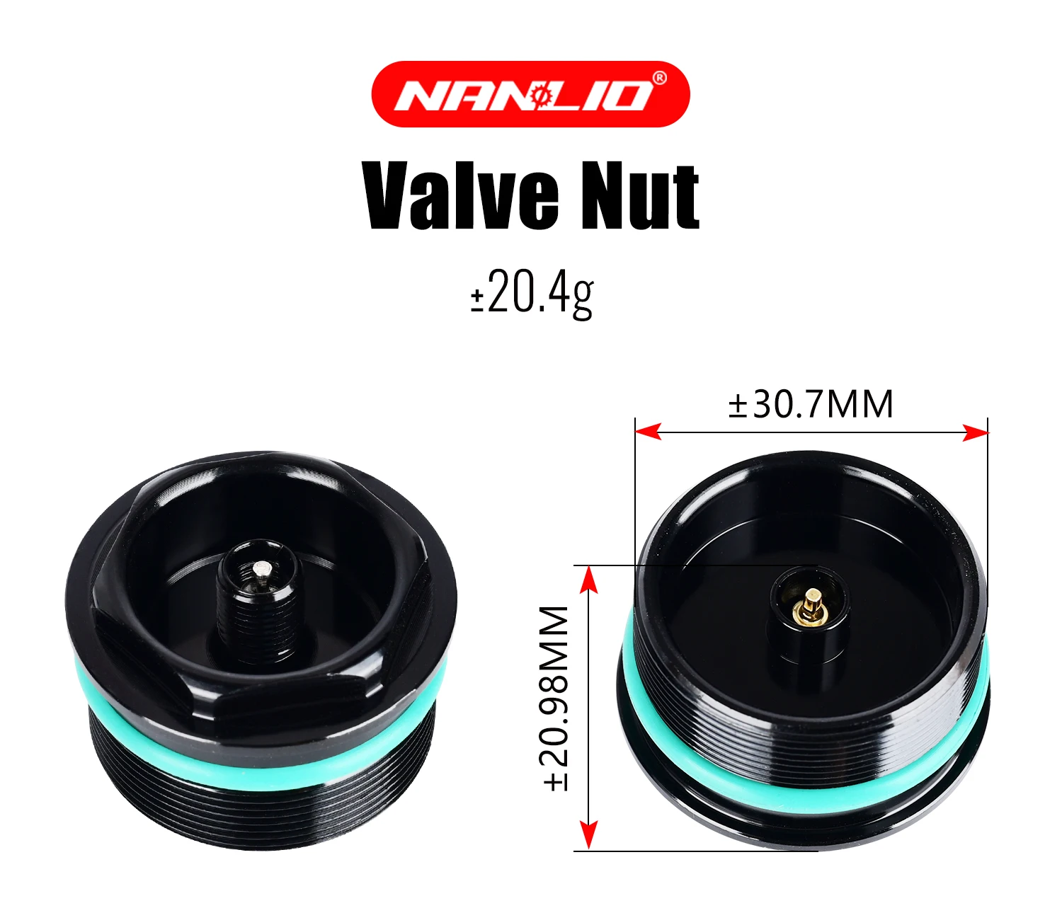 NANLIO X9 PRO MTB-Gabel-Umbausatz | Federungsdämpferstange, Luftventil, Ventilmutter Ersatz für Mountainbike-Luftgabel – Detail 6
