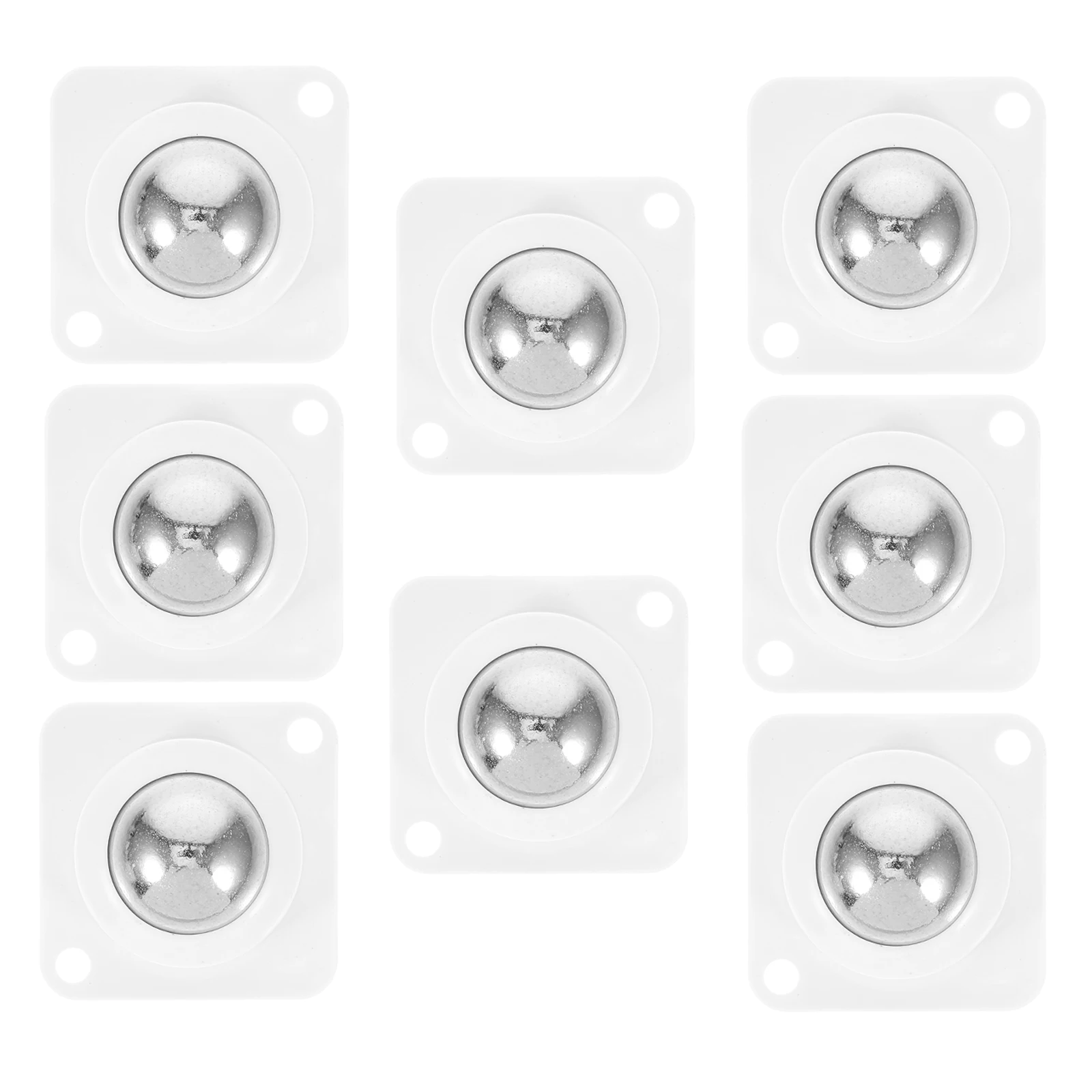 

8 PCS Pulley Roller Adhesive Mini Caster Wheels Universal Plastic Appliance Rollers