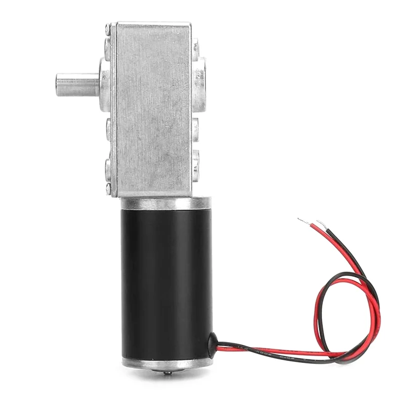 DC 12V Gear Motor High Torsion Speed Reduce Electric Gearbox Motor Reversible Gear Motor 8mm Shaft (12V 16RPM)