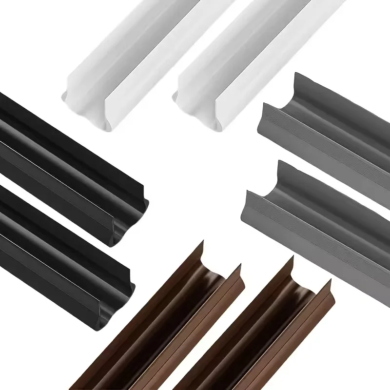 1 Stück 1m/39,37 Zoll Flexibler Türbodendichtungsstreifen, Zugluftstopper, Schalldichte Dichtung, Wetterschutzstreifen – Detail 3