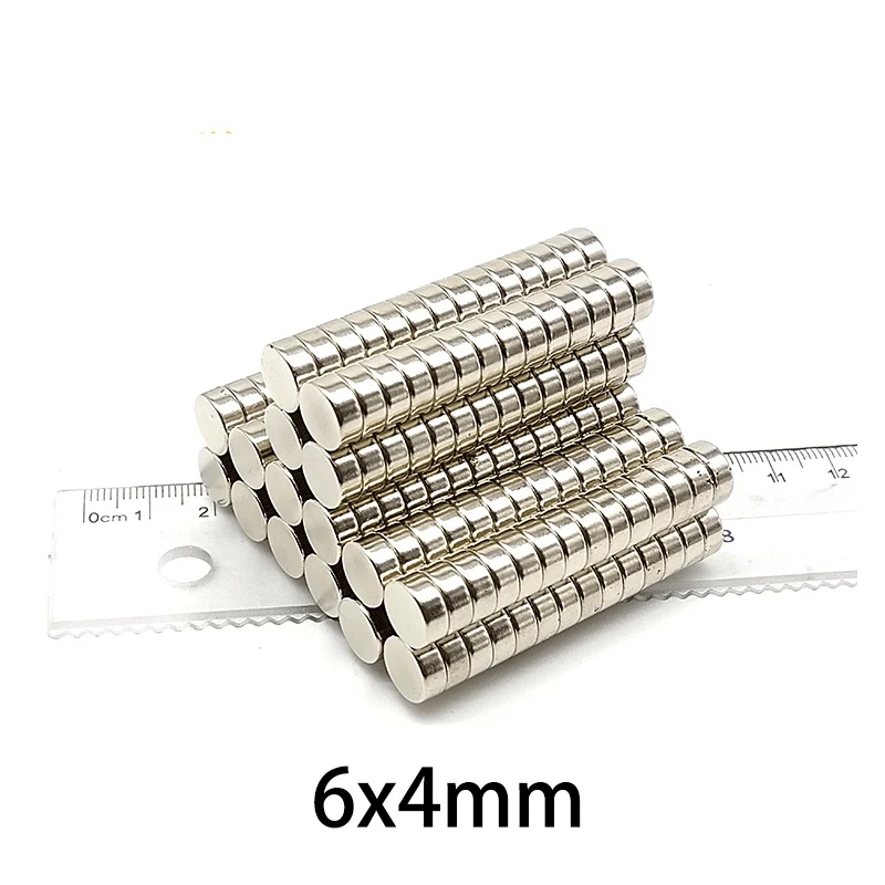 20/50pcs 10x5mm & 6x4mm Heavy Disc Magnets – Standard & Extra-Thick Set for Force Analysis & Comparative Studies