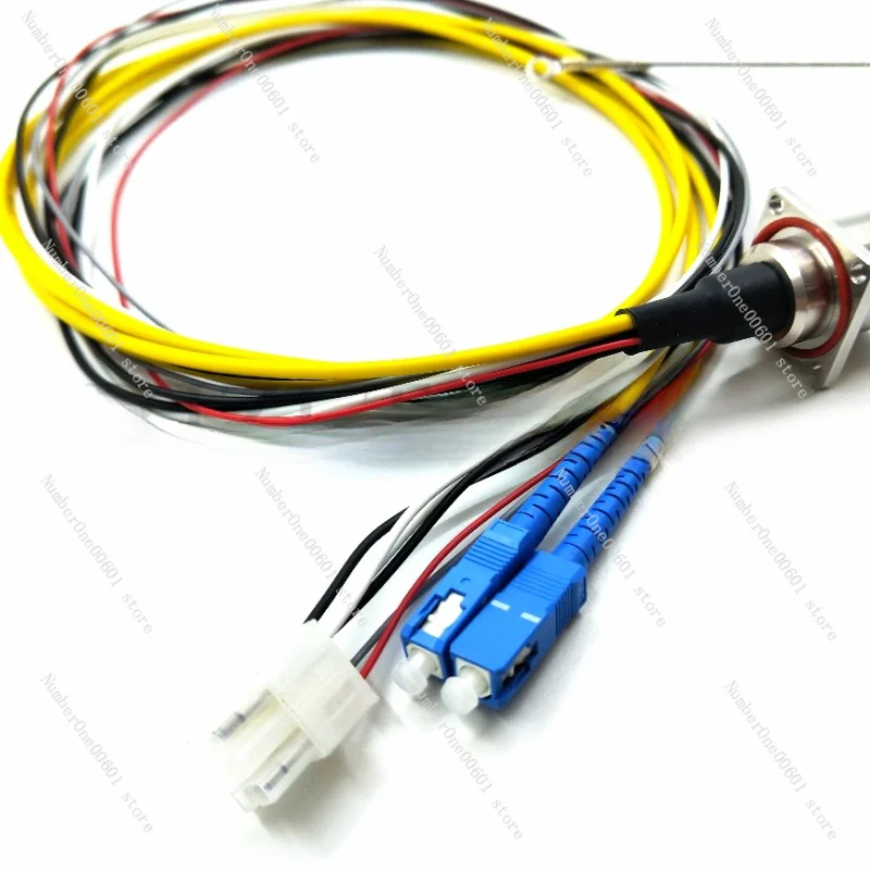 Self-latching Connector SMPTE Hybrid Tactical fiber cable socket assembly