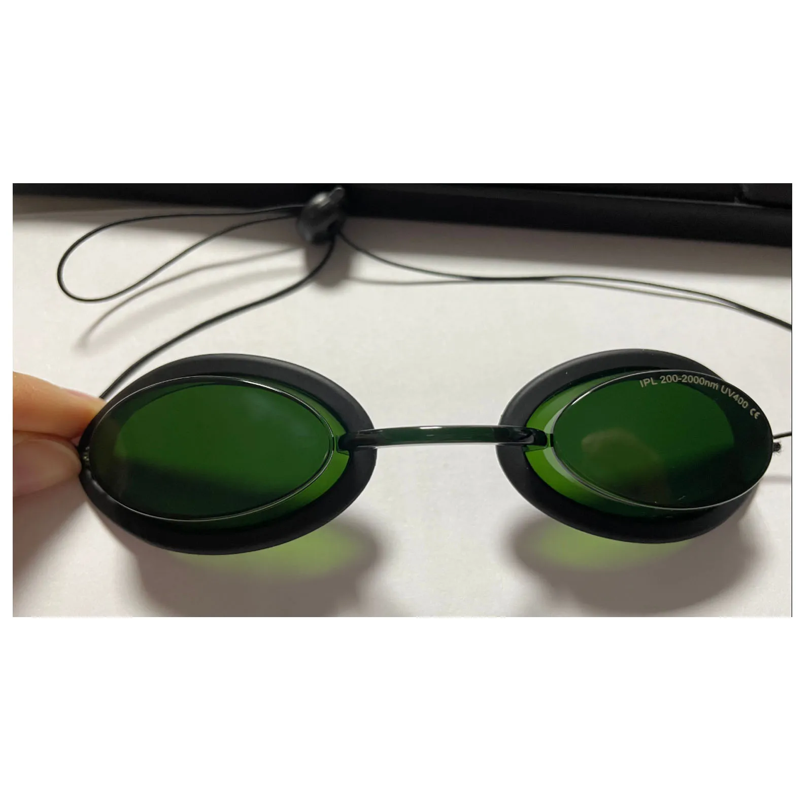 نظارات واقية بالليزر لإزالة الشعر ومستحضرات التجميل ، CE ، UV400 ، IPL ، 200-2000nm