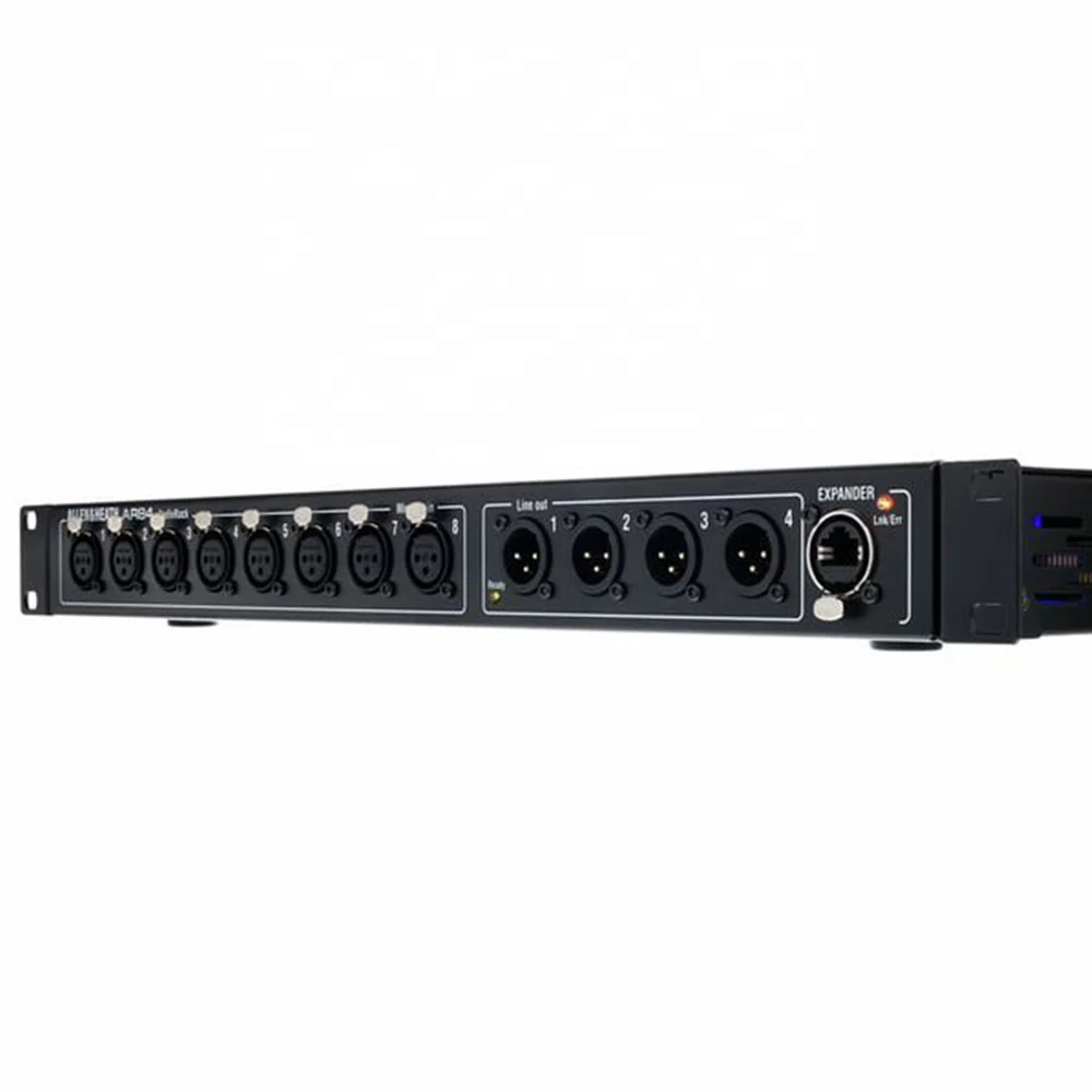 Allen & Heath AR84 Expansor Audio Rack para mezclador Digital serie QU 8 entradas de línea XLR 4 salidas de línea XLR Stagebox