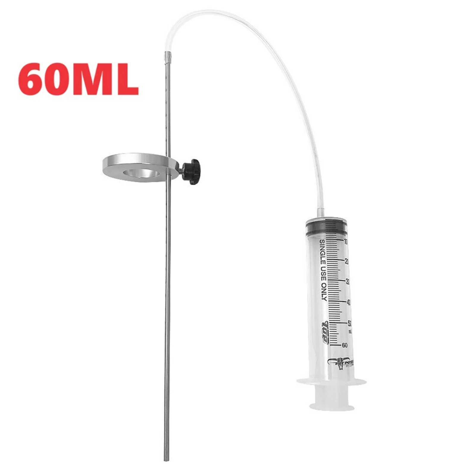 60ml Fork Oil Level Tool Syringe Gauge Adjustable Ring 0-300mm Motorcycle Suspension PP1729 Tuning Syringe Shock