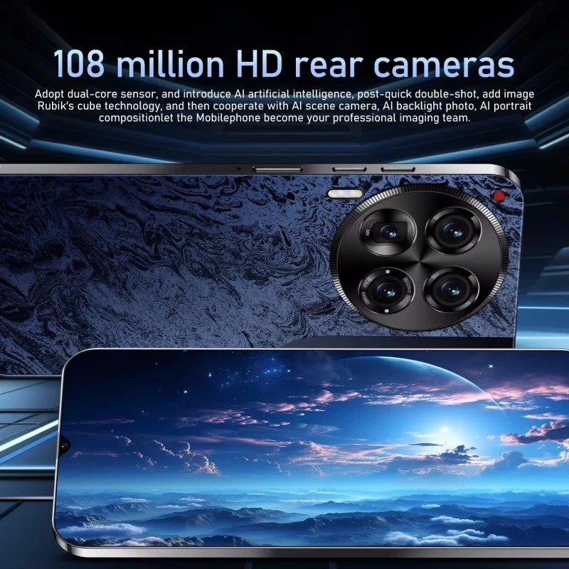 الإصدار العالمي Camon 30 Premier الهاتف المحمول 5G 7.3 "HD الذكي 6800mAh Snapdragon 8 gen3 108MP هاتف أندرويد غير مقفول الهاتف الخليوي
