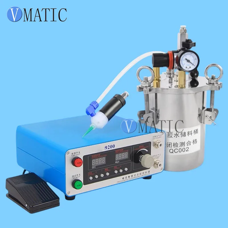 Digital Display Glue Dispenser VC70T with Instant Shut-off | Precision Plunger Dispenser for Sealant & Anaerobic Adhesives