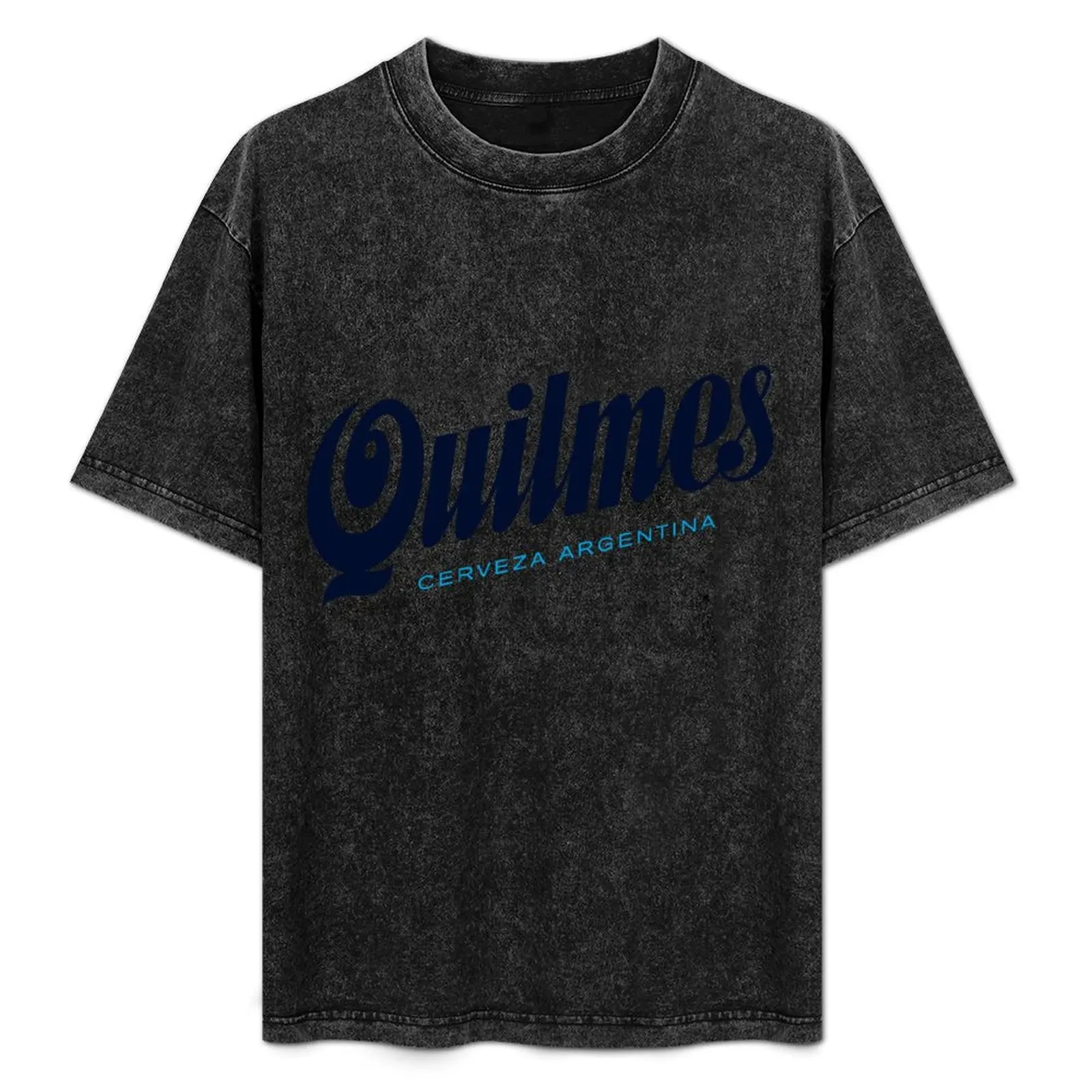 Camiseta con el logotipo clásico de Cerveza Argentina Quilmes, camiseta de algodón suave y ligera
