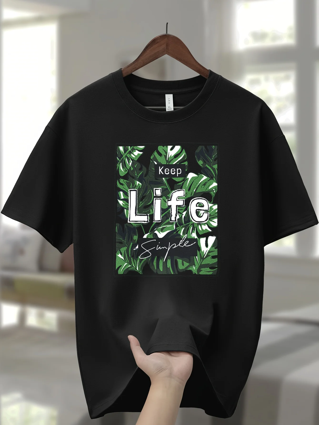 

Men's Father's Day 100% Cotton T-Shirt - Casual Sports Style Crew Neck Short Sleeve Regular Fit Breathable Tee