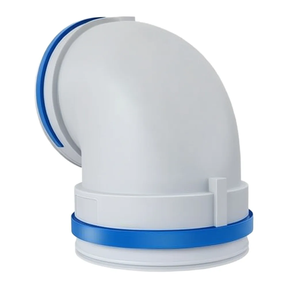 For HVAC Installation Air Box Connector Adaptable For Various Applications Airflow Regulator Buckle Installation Elbow