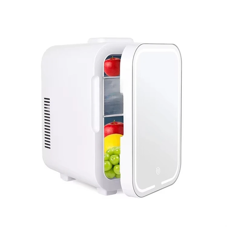 New 8L Portable Mini Fridge Skin Care Fridge Glass Mirror Cosmetics Refrigerator For Home Hotel - view 2