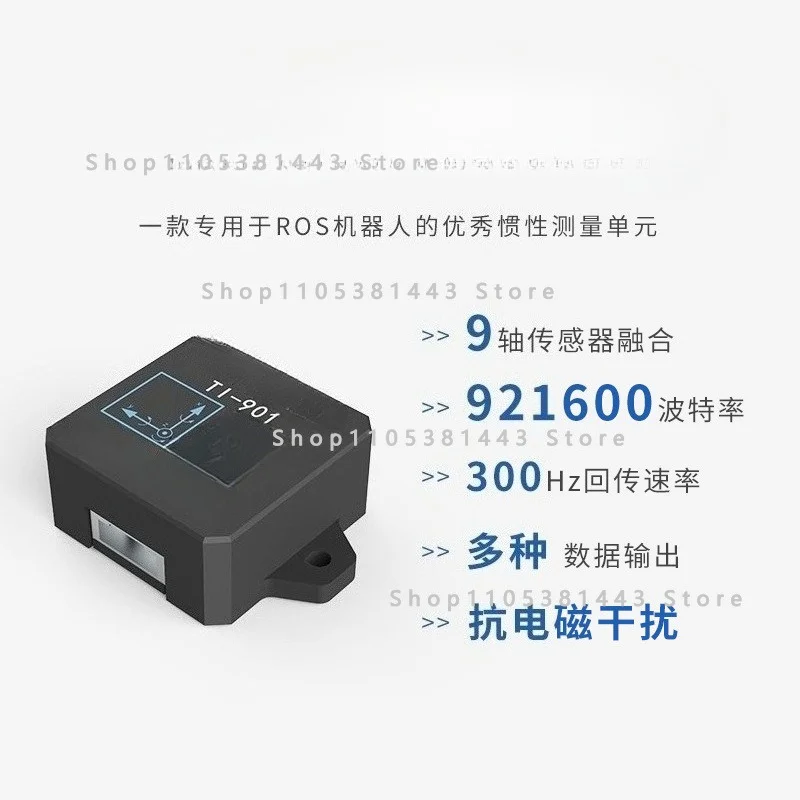 

RHS Attitude Sensor USB Interface Gyroscope Accelerometer Magnetometer 9-Axis Robot IMU Module A