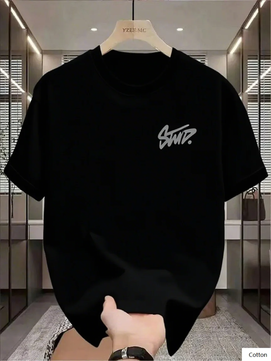 Casual Cotton T Shirt Emblazoned with The "Swp?" Logo A Versatile Piece for Your Everyday Collection. The "Swp?" Logo Print