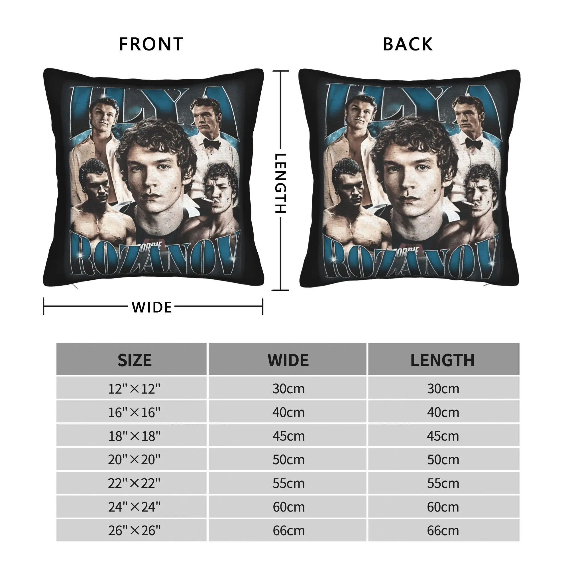 Connor Storrie Rozanov Heated Movie Rivalry Pillow Case Ilya Rozanov Pillow Cover Comfy Pillowcases For Sofa Bedroom Home Decor