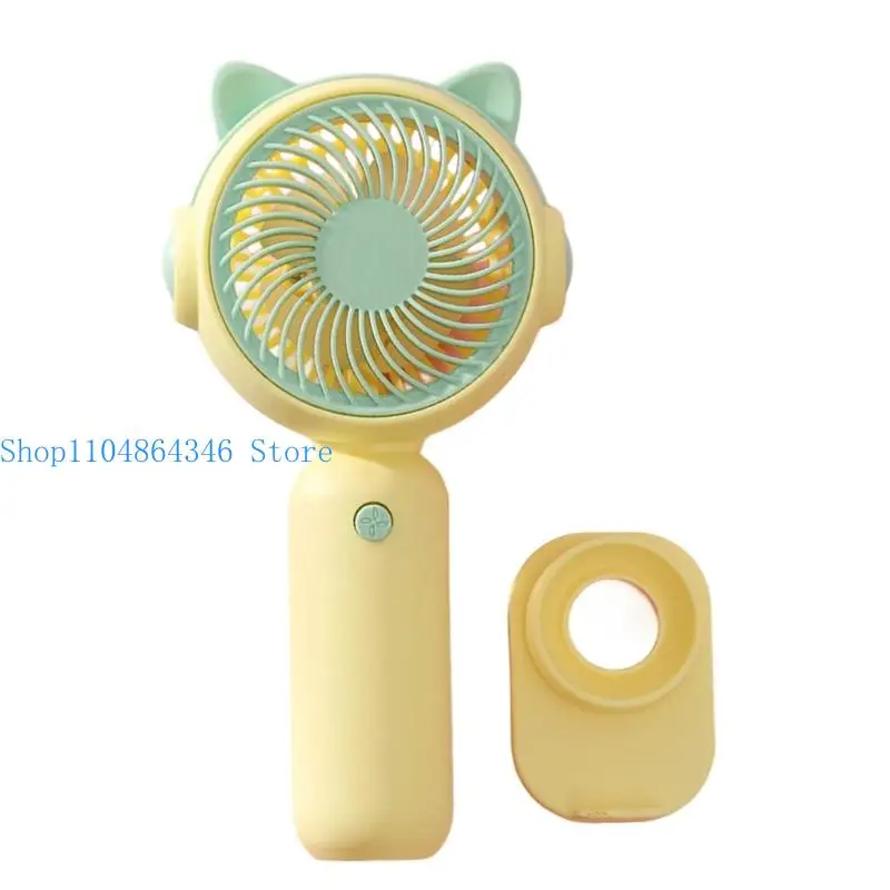 652F Portable Pocket Fan Cooling Handheld Travel Cooling Mini Fan AM3 Battery Operated Office Outdoor Home Mini Cooling Fan