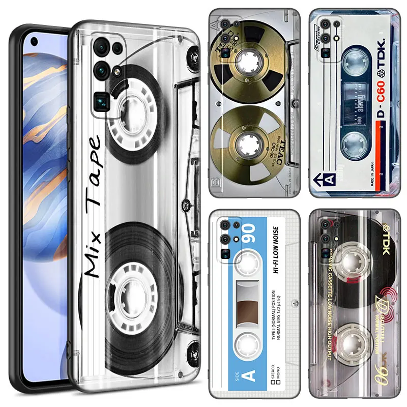 Vintage Cassette tape retro style Phone Case For Honor 70 90 Lite X40 GT X50 i X5 Plus X6A X6S X7A X8A X8B X6 X7 X8 X9 4G X9A