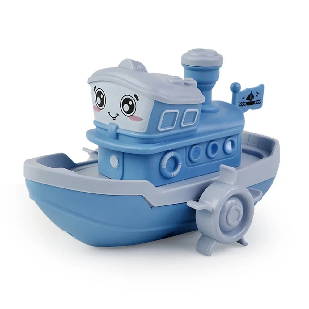 Babybadje Speelgoed Leuke Cartoon Schip Boot Uurwerk Speelgoed Opwindspeelgoed Kinderen Waterspeelgoed Zwemmen Strand Spel voor Kinderen Geschenken Badspeeltje