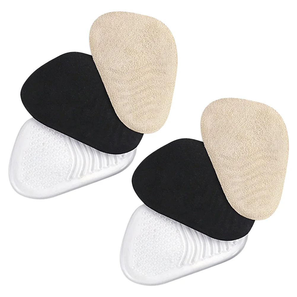 

6 Pairs Gel Half Insoles Forefoot Cushion Massage Mat Half Foot Cushions Shoe Pads High Heel Foot Care Tools Reduce Pressure