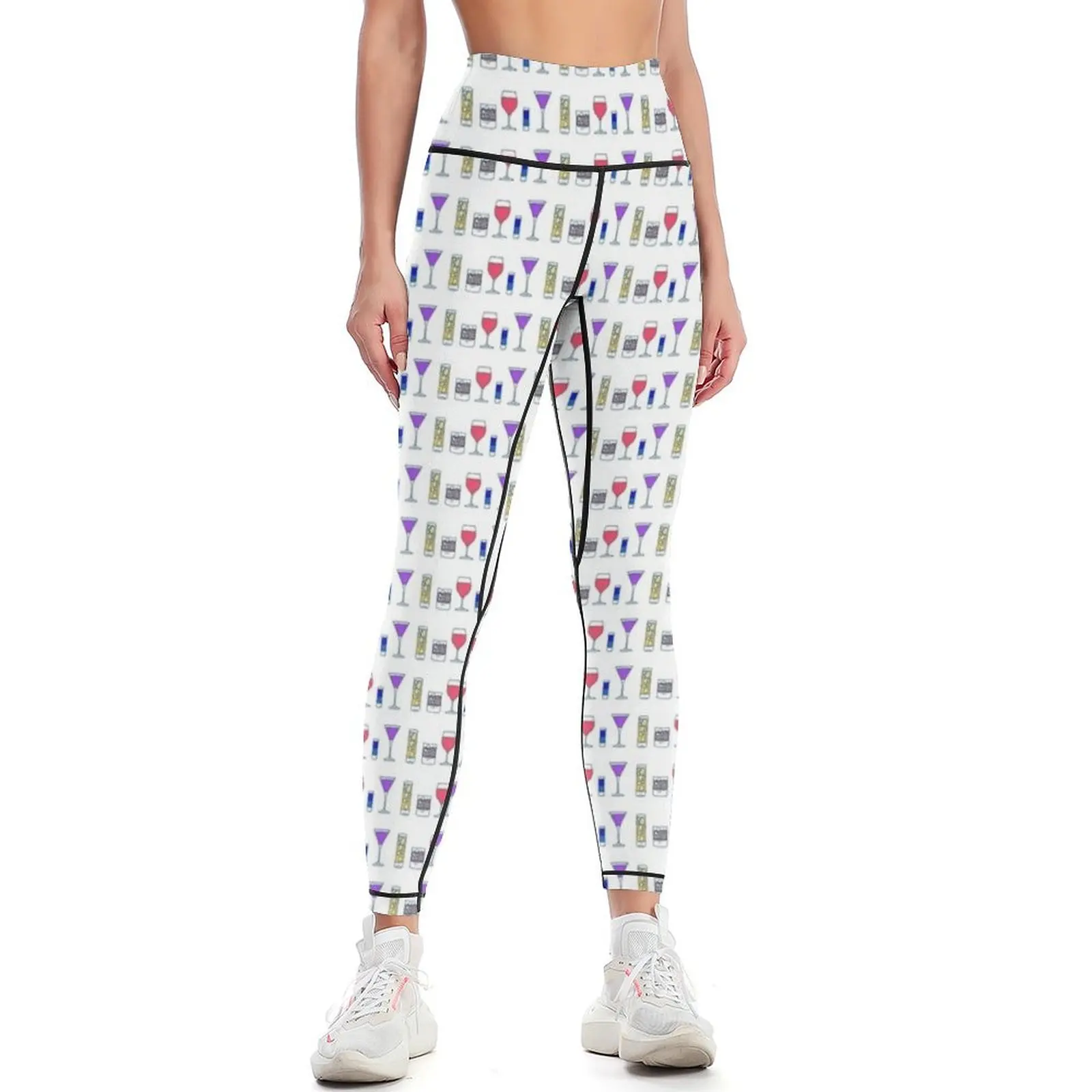 

Cocktail Hour Leggings Golf wear sports tennis for Womens Leggings