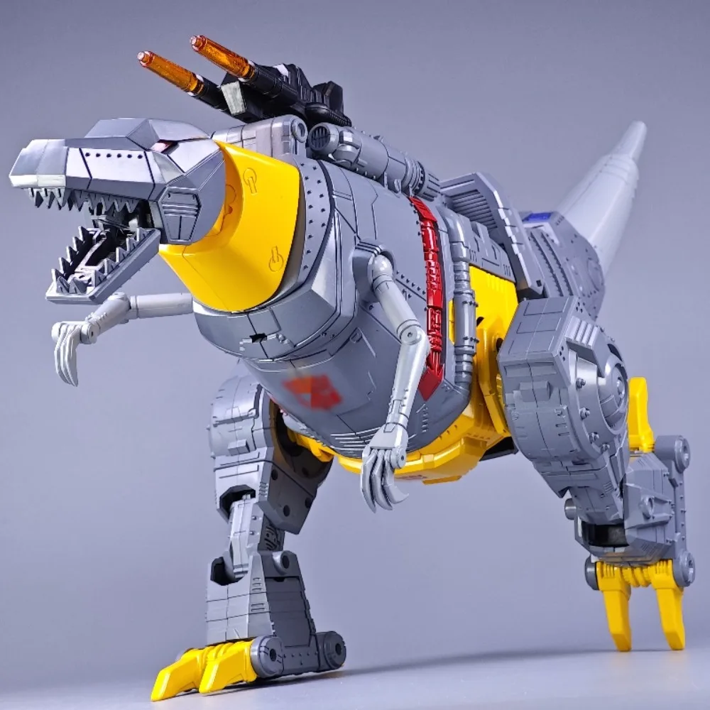 Auf Lager Transformation KO MP08 Vergrößerte Version 32CM Grimlock Animierte Version Dinosaurier Transformation Spielzeug Modell