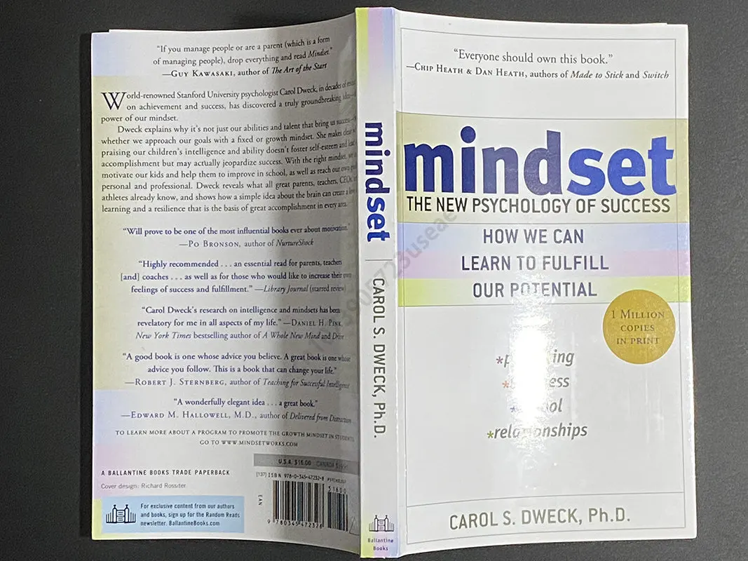 

Books for Adult Mindset Foreign Literature Inspirational Success Psychology Imported Book Carol Dweck Being Logical Guide