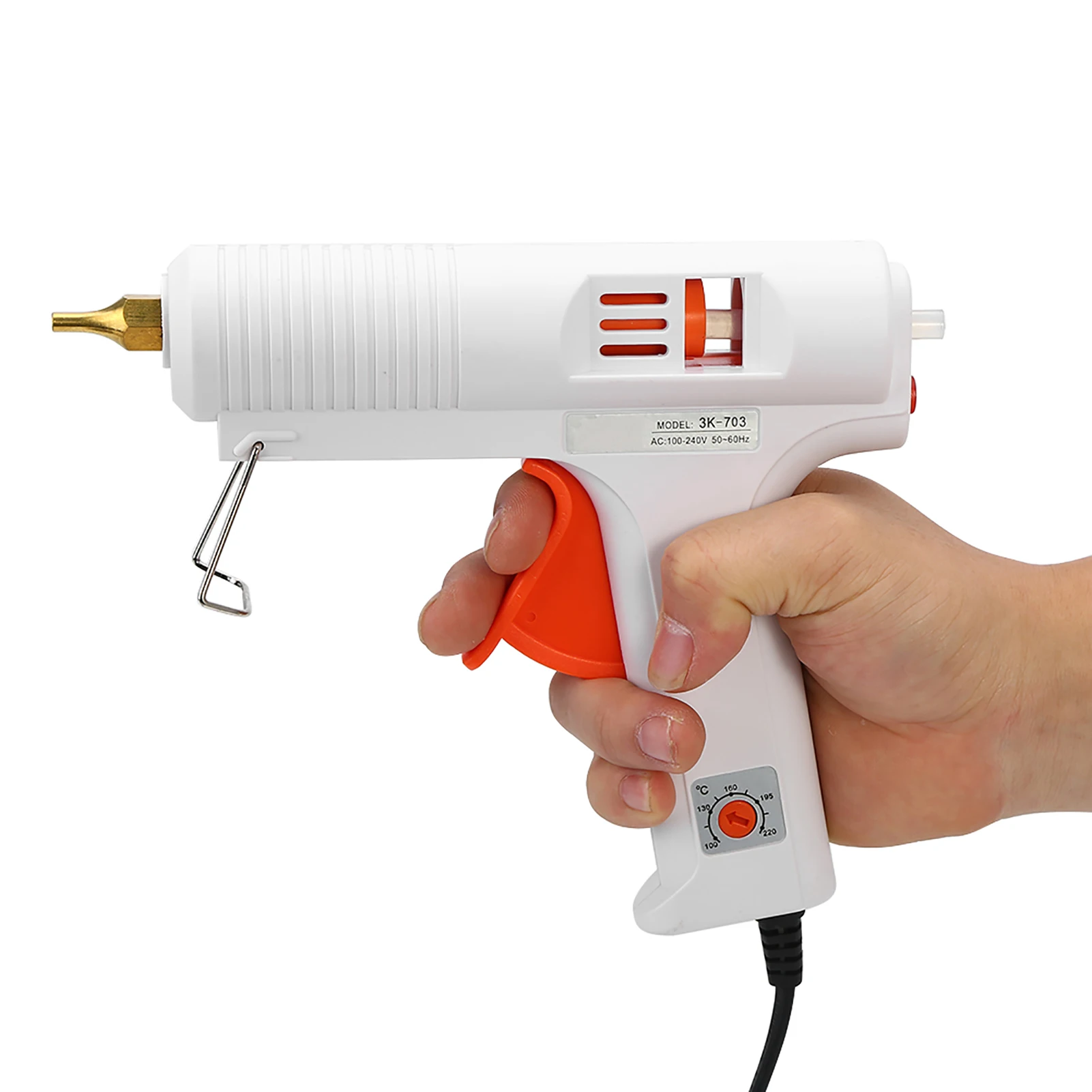 110W Professional Adjustable Constant Temperature Hot Melt Glue Gun Craft Repair Tool US Plug 110‑240V