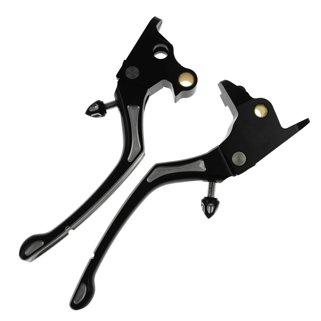 Motorcycle Black/Chrome Brake Clutch Regulator Lever Adjustable For Harley Softail Breakout FLSTN Heritage FXBB Low Rider 15-17