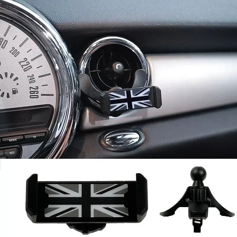 

Universal For Mini One Cooper S R53 R50 R52 Car Phone Holder Air Vent Phone Mount Accessories car holder phone holder