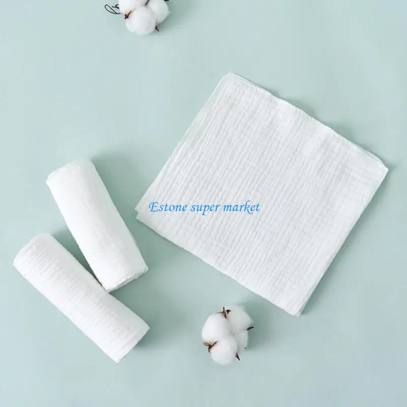 090B Ultra-absorbent Cotton Gauze Diapers Baby Nappy Changing Soft Baby Towel for Newborn Infant Reusable Double Layers Towel