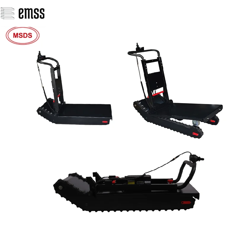 EMSS 400KG積載 電動階段昇降台車 ウェイトリフティングプラットフォーム ガーデン台車