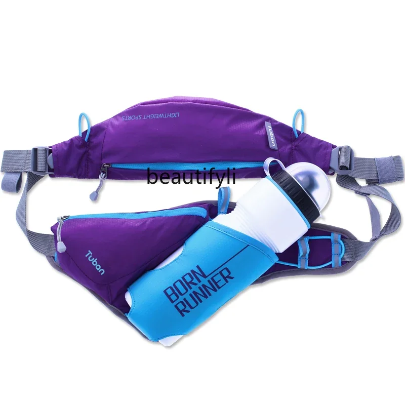 Running fanny pack, sports belt, kettle bag, men's and women's running outdoor fitness belt