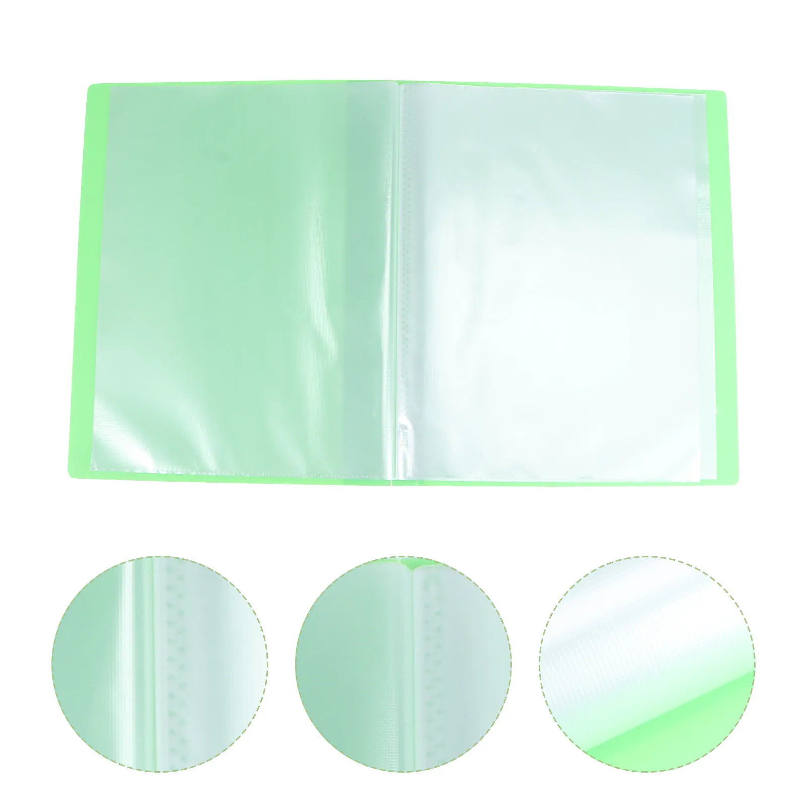 

20 Pages A4 Plastic Folder for School Office Work Teaching Homework Projects Presentations Archiving Filing Storage Information