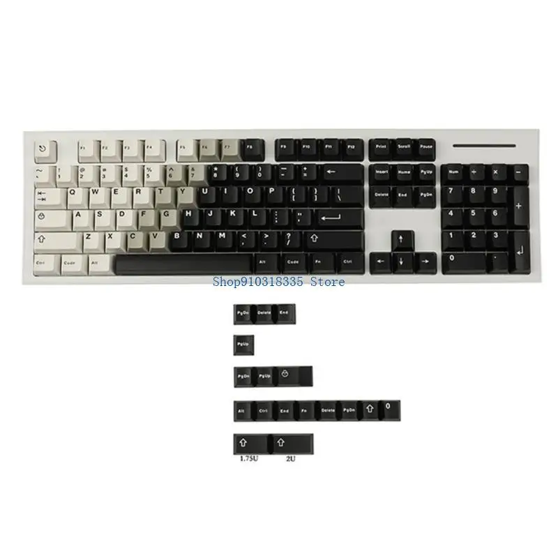 

121 Keycaps KeyCaps Fit for 61 64 68 75 96 104 108 Keyboards Keycaps
