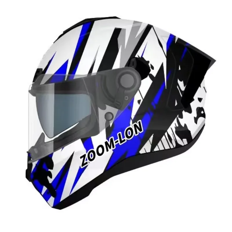 STLF رائجة البيع 2025 خوذات سباق الدراجات النارية كاملة الوجه معتمدة من اللجنة الاقتصادية لأوروبا مع إغلاق سريع الإصدار حماية موثوقة من مادة ABS #3