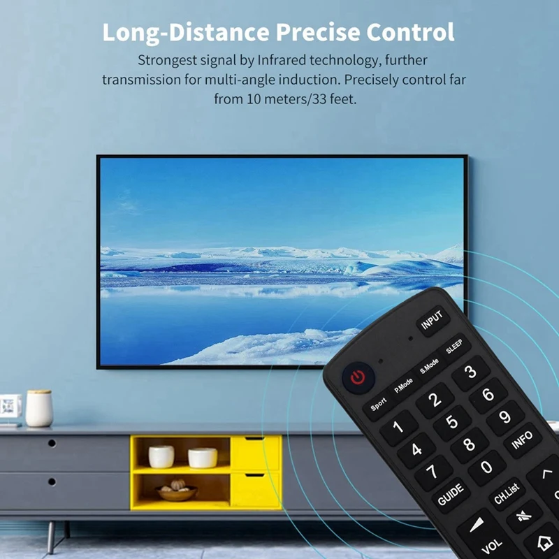 IDUD EN3X39H Substituído Controle Remoto Para Hisense TV H50U7AUK 50 Polegadas 55 Polegadas 65 Polegadas U7A