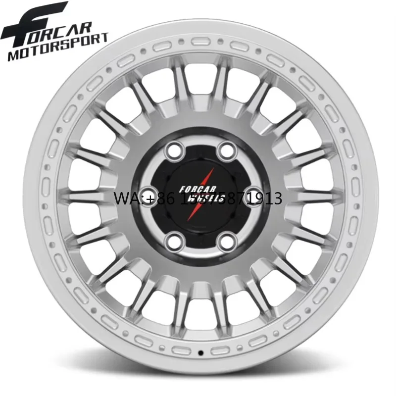 

Passenger Car Off Road Silver Color Forcar Customized 16 17 18 19 20 21 22 23 24 Inch Lightweight Alloy Forged Wheels Rims