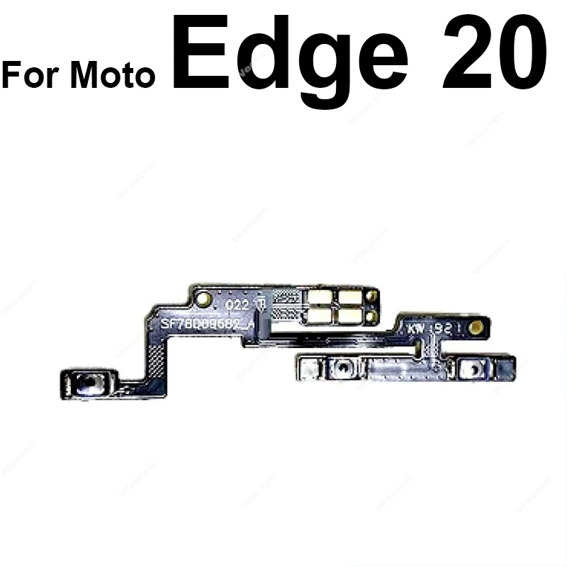 On OFF Power Volume Buttons Flex Cable For Motorola MOTO Edge 20 30 X30 40 S Pro Lite Fusion Neo Ultra Power Volume Flex Ribbon