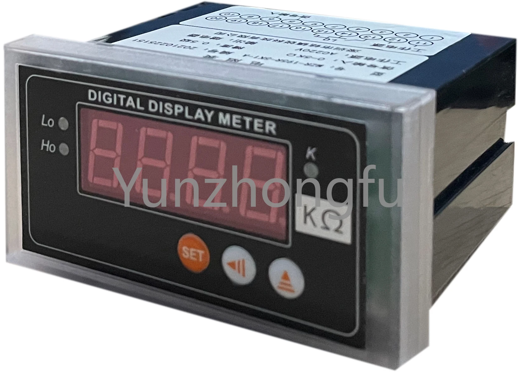 

Ohmmeter High-Precision Digital Display Ohmmeter with Upper and Lower Limit Alarm with RS485 Communication with Analog Output